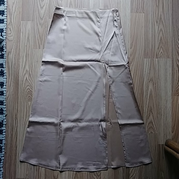 Satin Midi Skirt - Picture 6 of 8